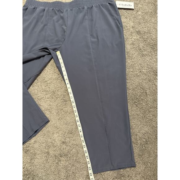Isabella Active Wear Lightweight Pull On Golf Pants 2X Gray Stretch Pockets NWT - Picture 9 of 9